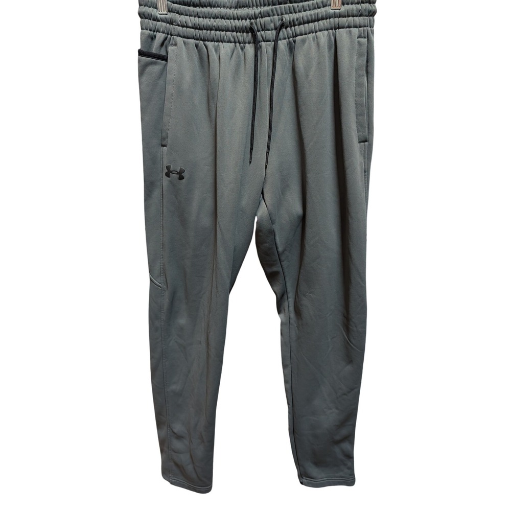 Under Armour ColdGear Jogger Mens Large Gray Excellent Tapered Sweatpants